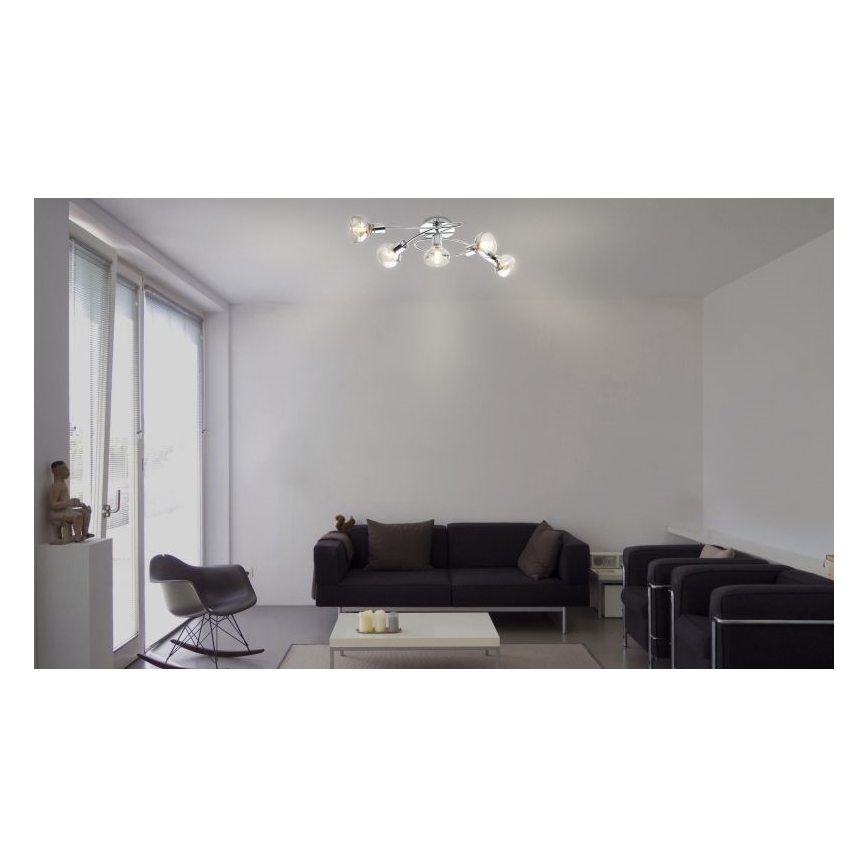 Globo - Přisazený lustr 5xE14/40W/230V