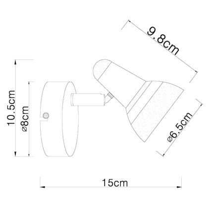 Globo - LED Nástěnné bodové svítidlo LED/4W/230V