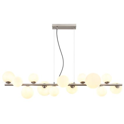 Globo - LED Lustr na lanku 13xG9/3,5W/230V bílá