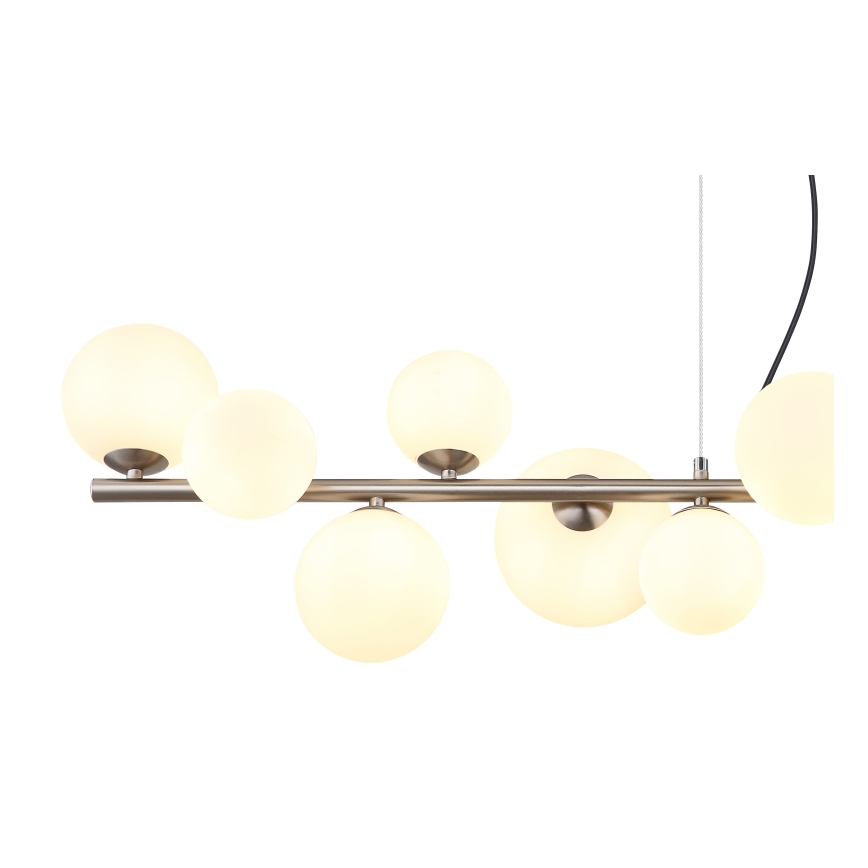 Globo - LED Lustr na lanku 13xG9/3,5W/230V bílá
