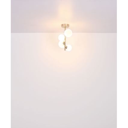 Globo - LED Lustr na tyči 4xG9/3W/230V matný chrom
