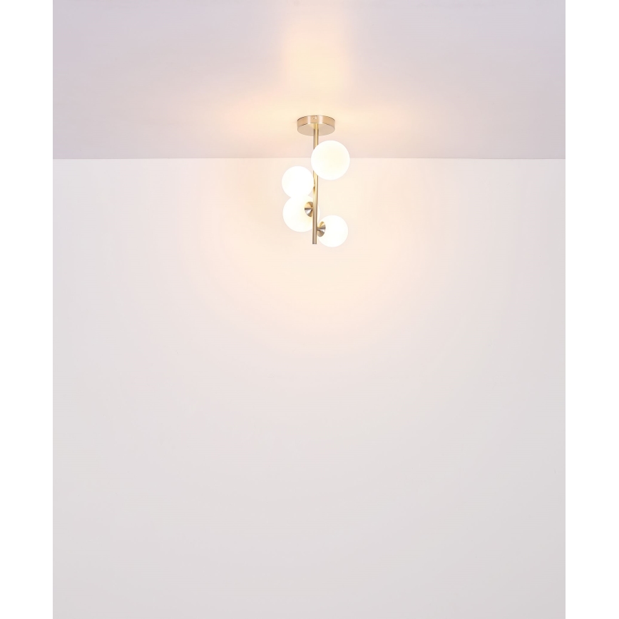 Globo - LED Lustr na tyči 4xG9/3W/230V matný chrom