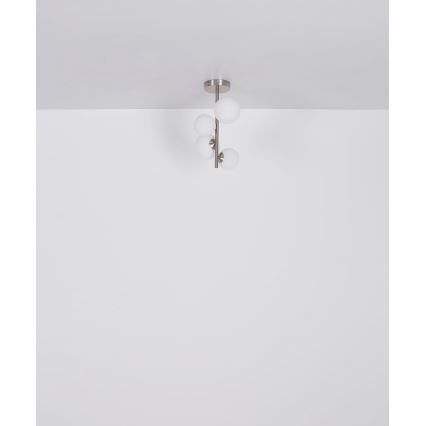 Globo - LED Lustr na tyči 4xG9/3W/230V matný chrom