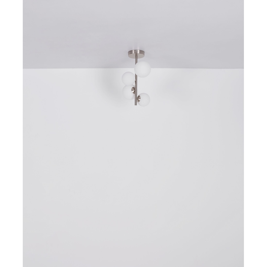 Globo - LED Lustr na tyči 4xG9/3W/230V matný chrom