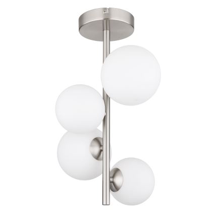 Globo - LED Lustr na tyči 4xG9/3W/230V matný chrom