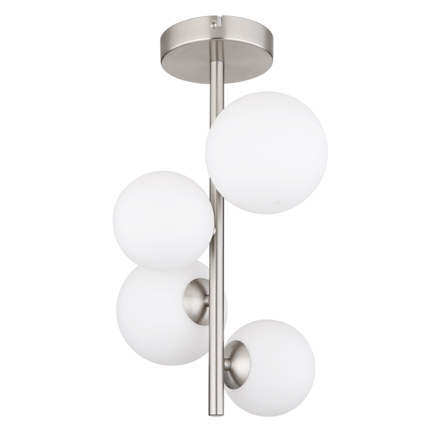 Globo - LED Lustr na tyči 4xG9/3W/230V matný chrom