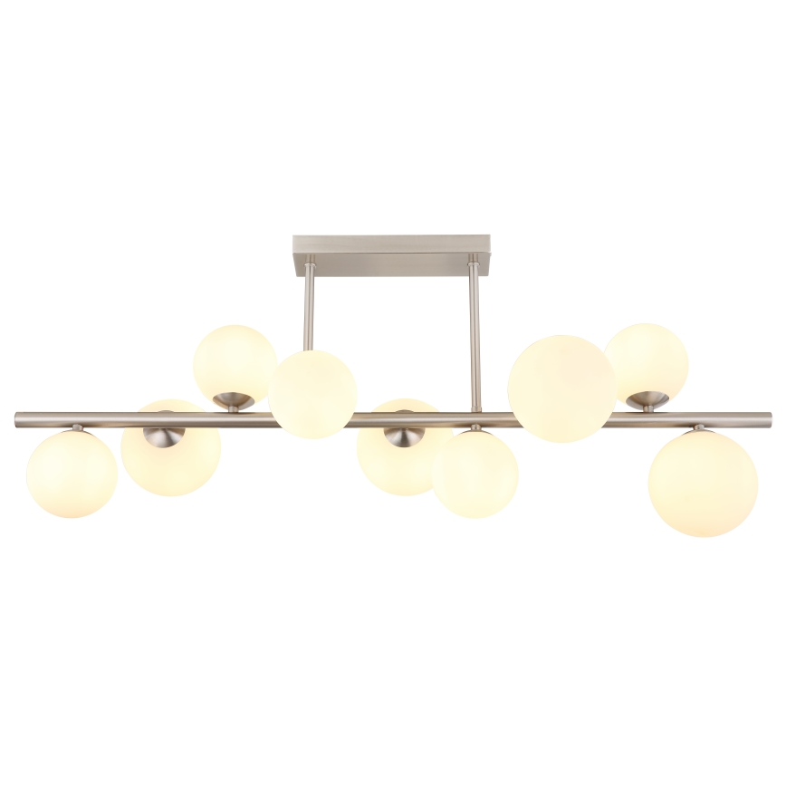 Globo - LED Lustr na tyči 9xG9/3W/230V matný chrom