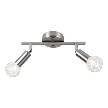 GLOBO 56391-2 - Bodové svítidlo ELASTICA 2xE14/28W/230V