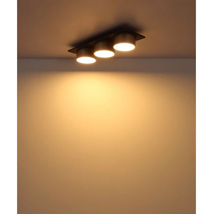 Globo - LED Stropní svítidlo LED/24W/230V 3000K 58x20 cm mosaz