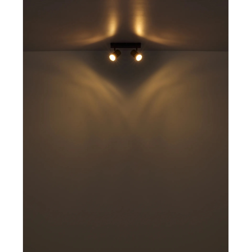 Globo - Bodové svítidlo 2xGU10/25W/230V bílá/matný chrom