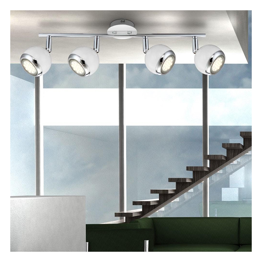 Globo 57882-4 - LED bodové svítidlo OMAN 4xGU10/2,5W/230V