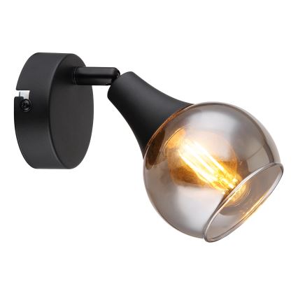 Globo - Nástěnné bodové svítidlo 1xE14/40W/230V černá