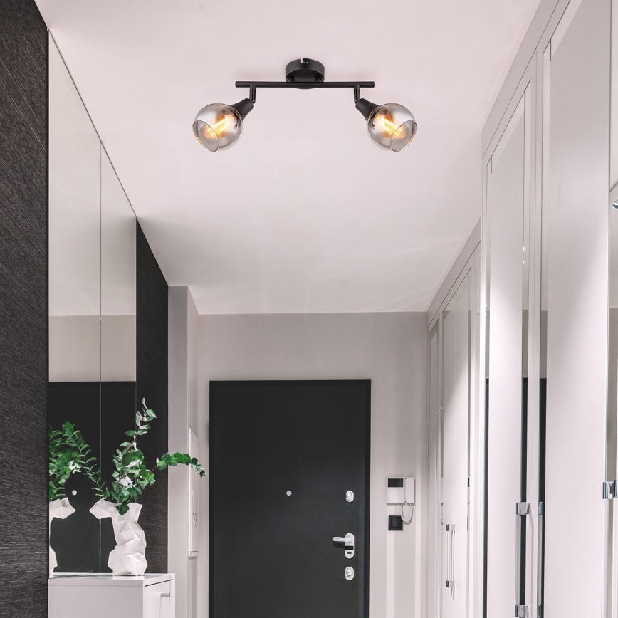 Globo - Bodové svítidlo 2xE14/40W/230V černá