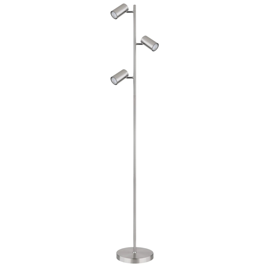 Globo - Stojací lampa 3xGU10/5W/230V matný chrom