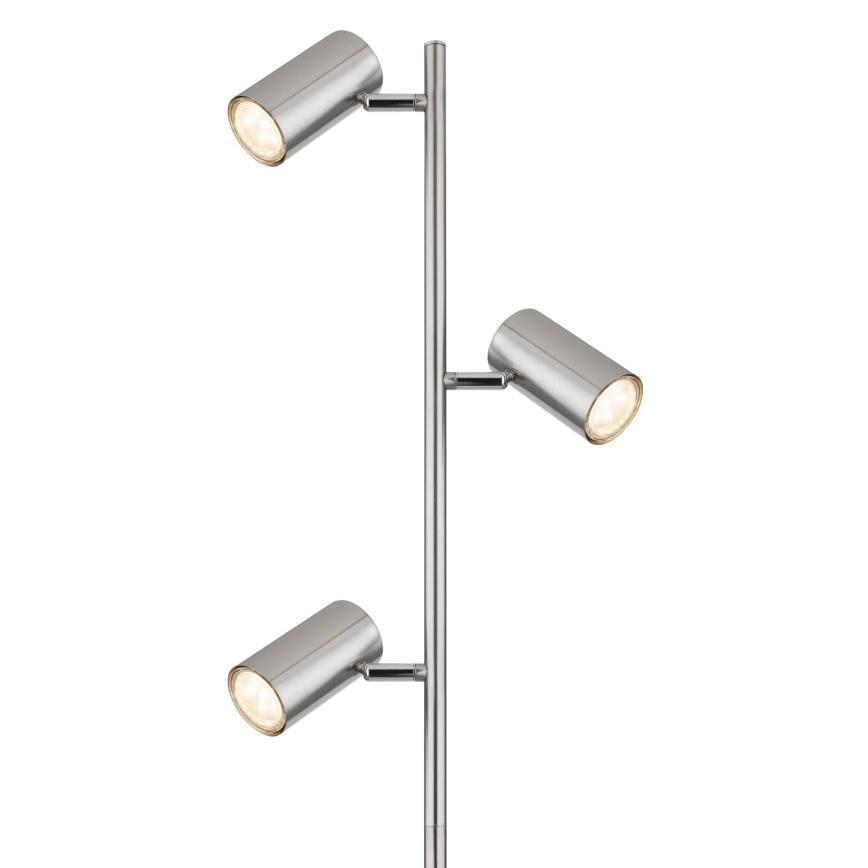 Globo - Stojací lampa 3xGU10/5W/230V matný chrom