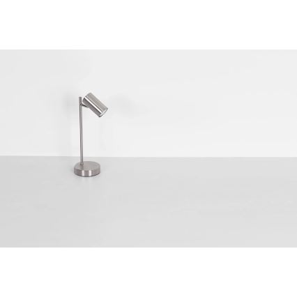 Globo - Stolní lampa 1xGU10/5W/230V matný chrom
