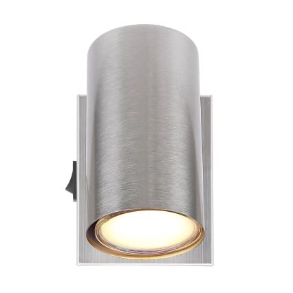 Globo - Nástěnné bodové svítidlo 1xGU10/25W/230V matný chrom