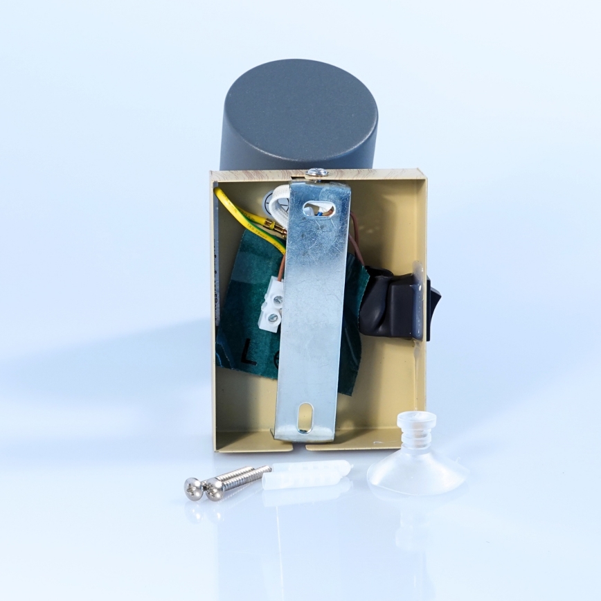 Globo - Nástěnné bodové svítidlo 1xGU10/25W/230V šedá/hnědá