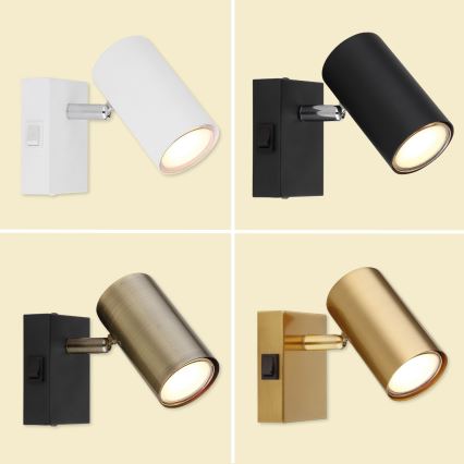 Globo - Nástěnné bodové svítidlo 1xGU10/25W/230V šedá/hnědá