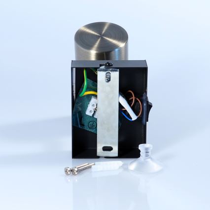 Globo - Nástěnné bodové svítidlo 1xGU10/25W/230V černá/mosaz