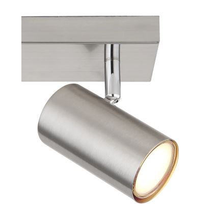 Globo - Bodové svítidlo 2xGU10/35W/230V matný chrom