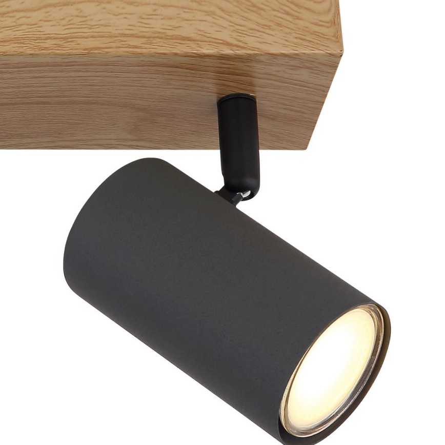 Globo - Bodové svítidlo 2xGU10/35W/230V hnědá/černá