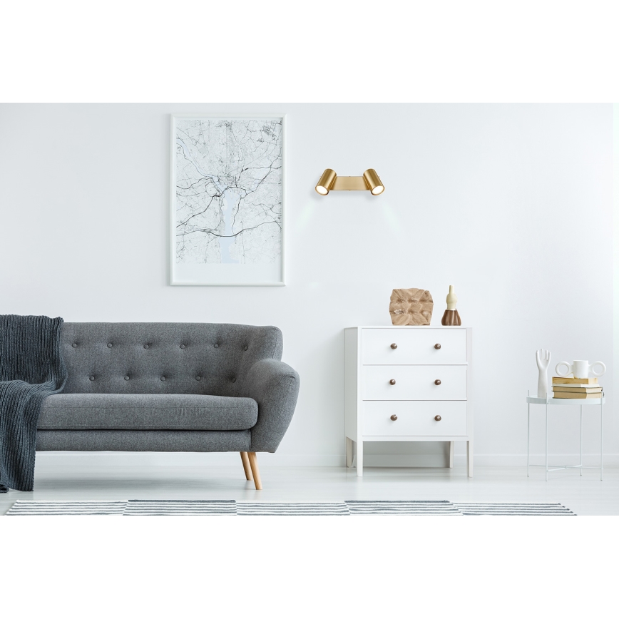 Globo - Bodové svítidlo 2xGU10/35W/230V zlatá