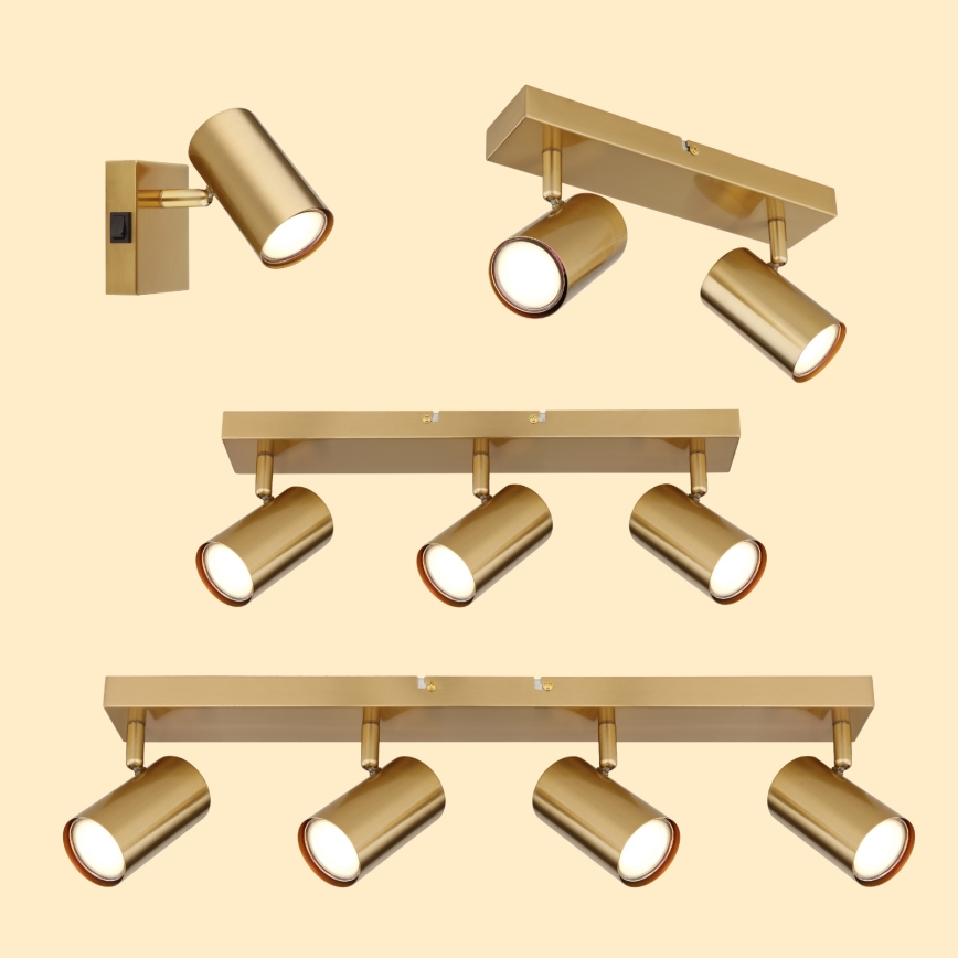 Globo - Bodové svítidlo 2xGU10/35W/230V zlatá