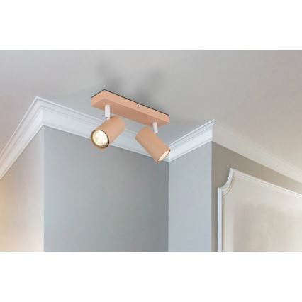 Globo - Bodové svítidlo 2xGU10/35W/230V oranžová