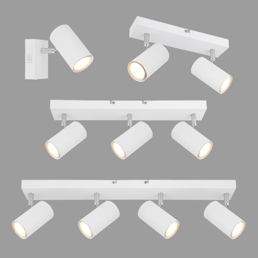 Globo - Bodové svítidlo 2xGU10/35W/230V bílá