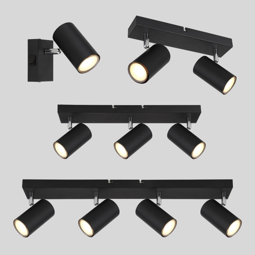 Globo - Bodové svítidlo 4xGU10/35W/230V černá