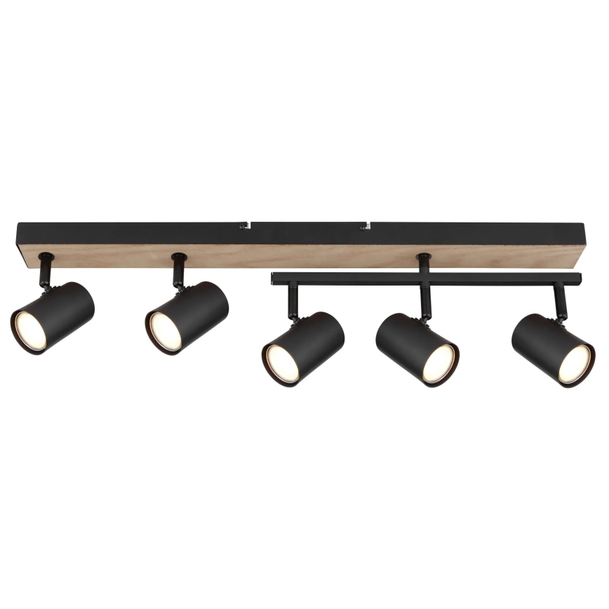 Globo - Bodové svítidlo 5xGU10/35W/230V černá/hnědá
