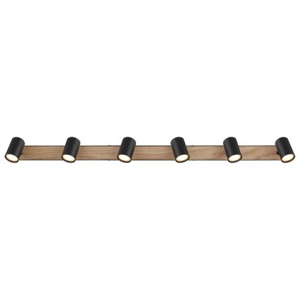 Globo - Bodové svítidlo 6xGU10/35W/230V černá/hnědá