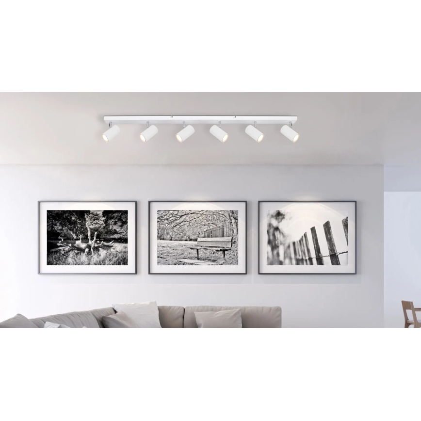 Globo - Bodové svítidlo 6xGU10/35W/230V bílá