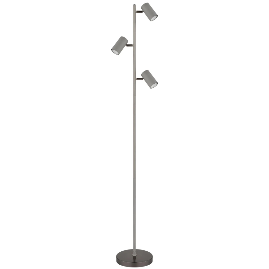 Globo - Stojací lampa 3xGU10/5W/230V šedá