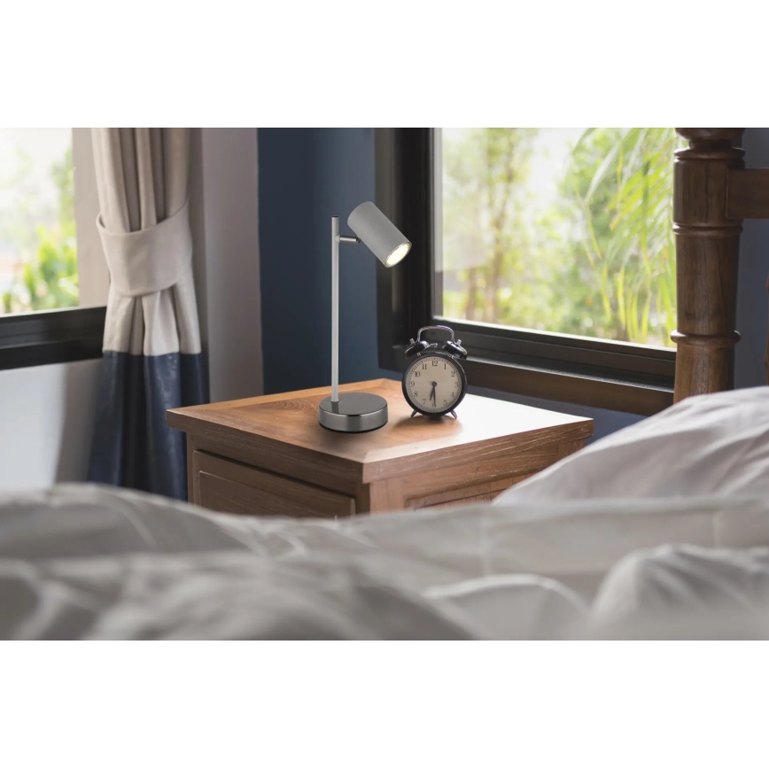 Globo - Stolní lampa 1xGU10/5W/230V šedá/antracit