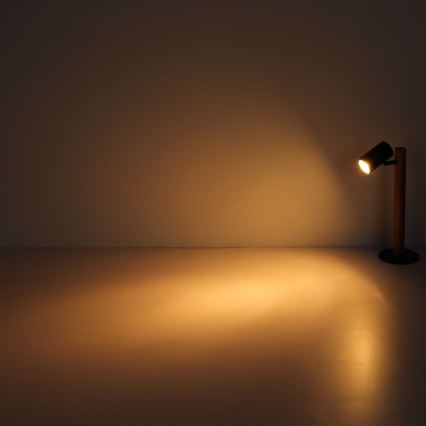 Globo - Stolní lampa 1xGU10/5W/230V dřevo/kov