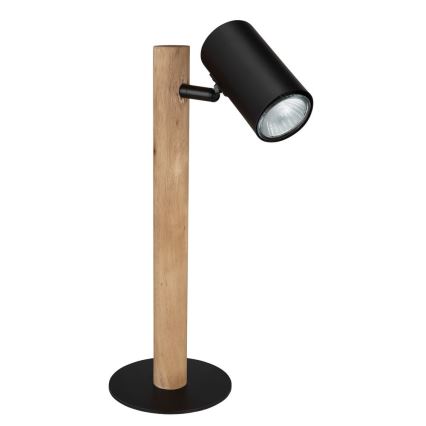 Globo - Stolní lampa 1xGU10/5W/230V dřevo/kov