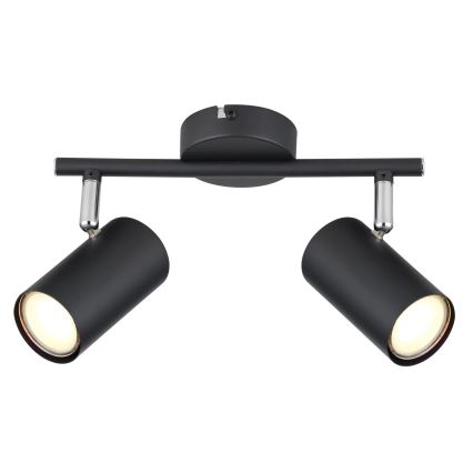 Globo - Bodové svítidlo 2xGU10/25W/230V černá