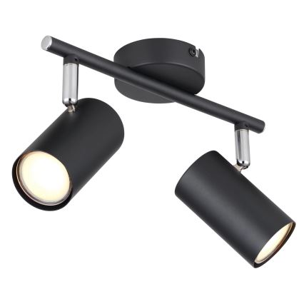 Globo - Bodové svítidlo 2xGU10/25W/230V černá