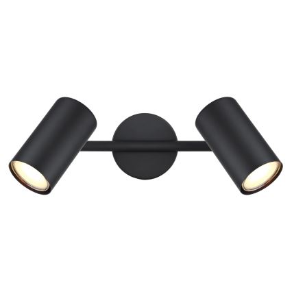 Globo - Bodové svítidlo 2xGU10/25W/230V černá