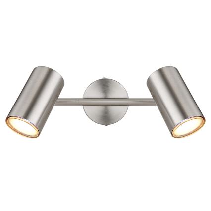 Globo - Bodové svítidlo 2xGU10/25W/230V matný chrom