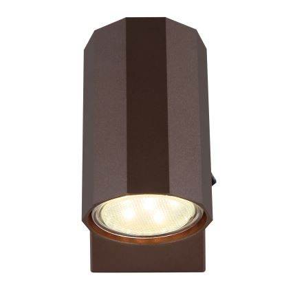 Globo - Nástěnné bodové svítidlo 1xGU10/25W/230V hnědá