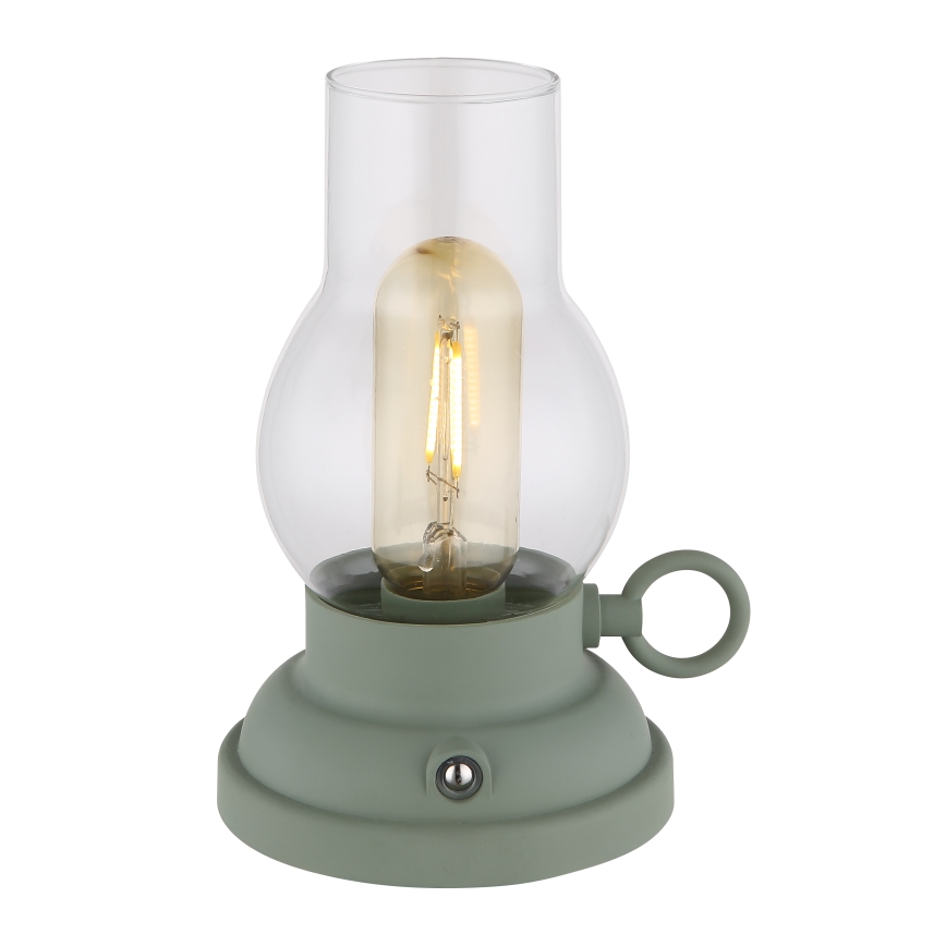 Globo - LED Stmívatelná nabíjecí dotyková stolní lampa LED/1W/3,7V 1200 mAh zelená