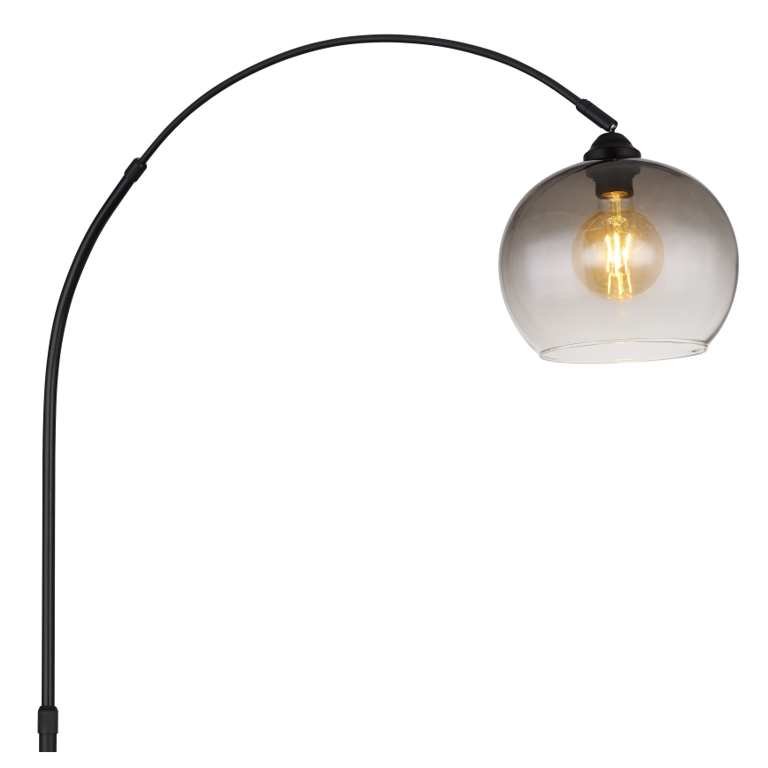 Globo - Stojací lampa 1xE27/60W/230V černá