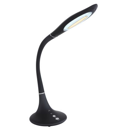 Globo - LED Stmívatelná dotyková flexibilní stolní lampa LED/9W/230V 3000/4500/6500K černá