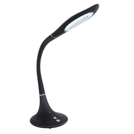 Globo - LED Stmívatelná dotyková flexibilní stolní lampa LED/9W/230V 3000/4500/6500K černá