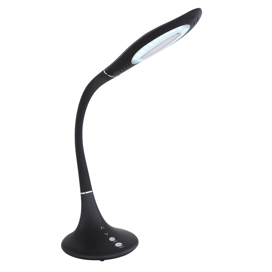 Globo - LED Stmívatelná dotyková flexibilní stolní lampa LED/9W/230V 3000/4500/6500K černá