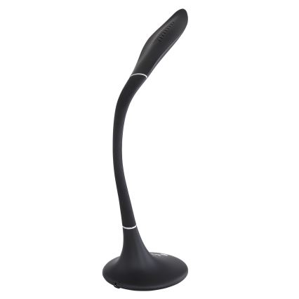 Globo - LED Stmívatelná dotyková flexibilní stolní lampa LED/9W/230V 3000/4500/6500K černá