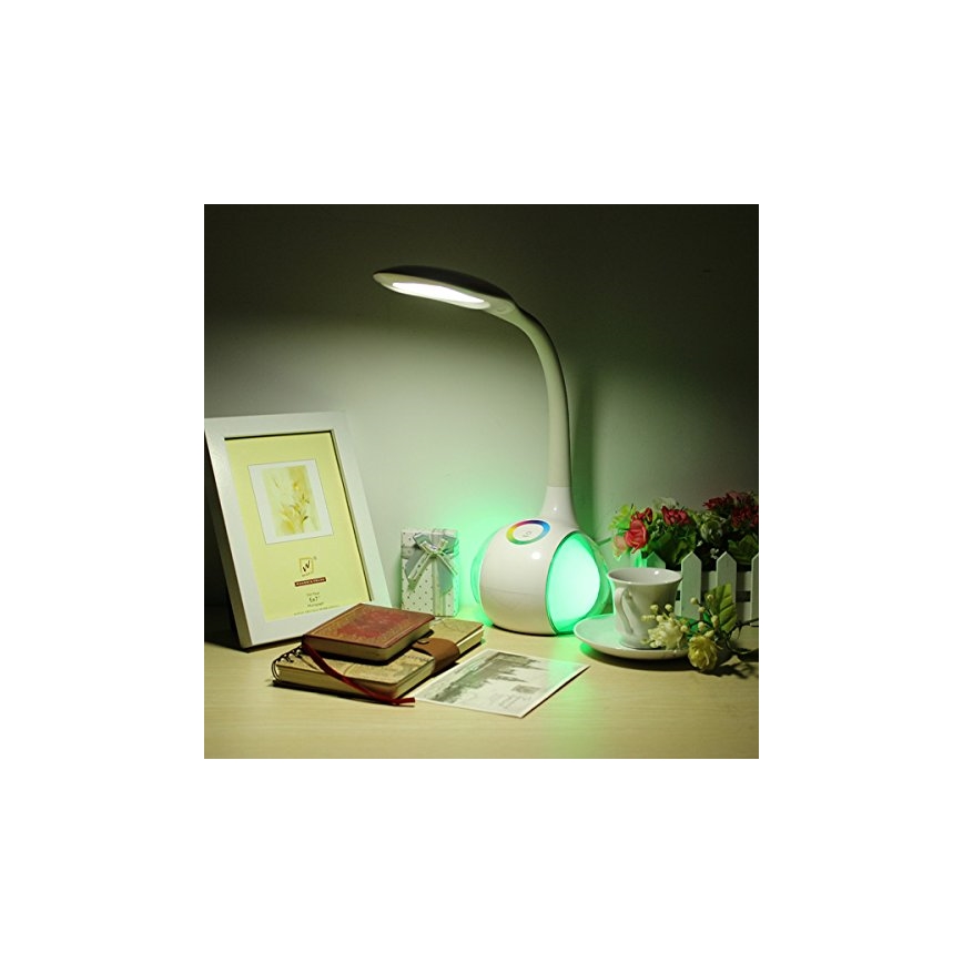 Globo 58278 - LED stolní lampa TARRON 1xLED/5W + 2xLED/0,1W